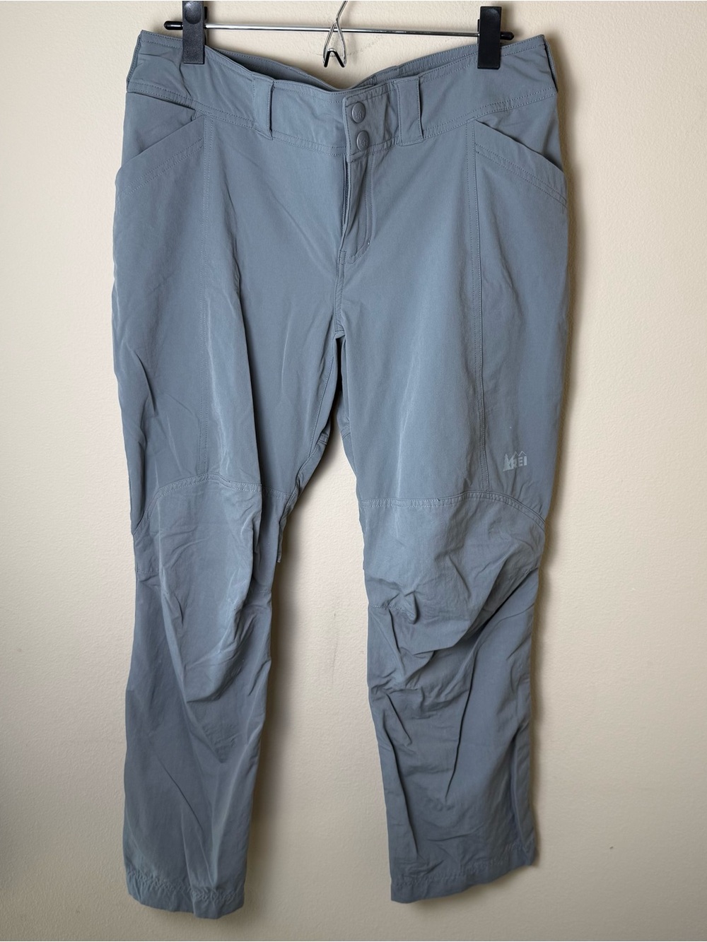 REI Co-Op Screeline Hiking Pants Womens 12 Petite Gray Vented Outdoor Gorpcore